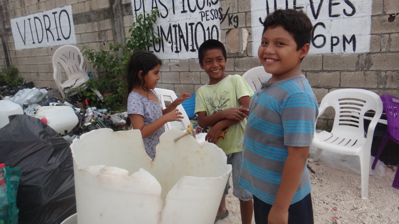 Recycling comes to the Costa Maya